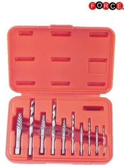 Extracteur combine et kit de percage 10 pieces