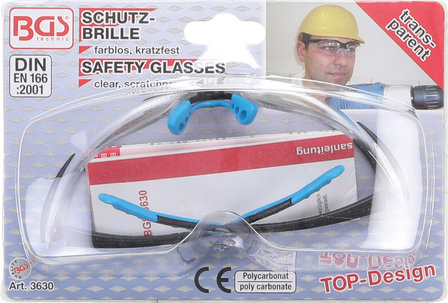 Lunettes de securite, claires