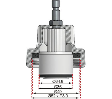 Adaptateur No. 12 pour Art. 8027: Mondeo, Land Rover