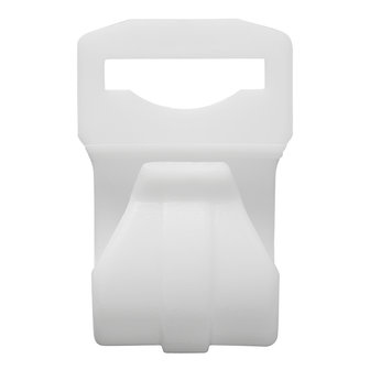 Clip de tente pour mat de tente 20-25mm avec fente blanc