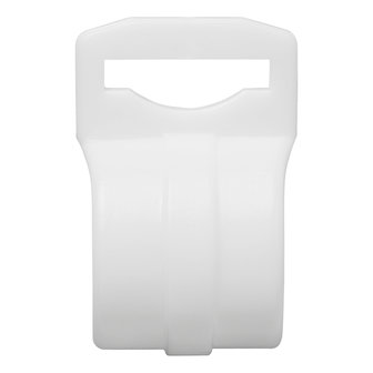 Clip de tente pour mat de tente 20-25mm avec fente blanc