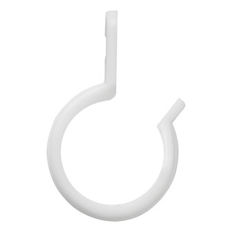 Clip de tente pour mat de tente 20-25mm avec fente blanc