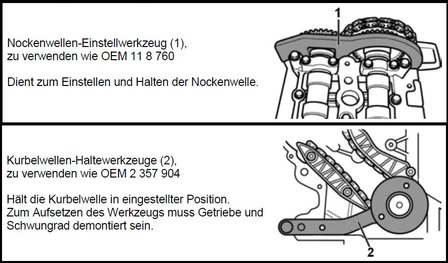 Jeu d&rsquo;outils de reglage du moteur pour BMW et MINI, 1.5 &amp; 2.0 L Diesel