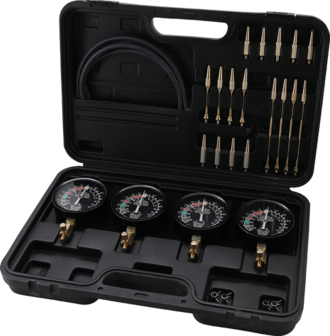 Kit testeur de synchronisation de carburateur avec 4 chronos de synchronisation 26 pieces