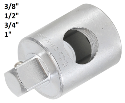 Adaptateur de poignee coulissante pour rallonges 10 mm (3/8)