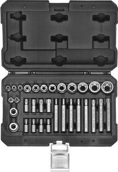 Coffret de 32 douilles Torx