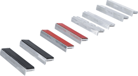 Jeu de mors de protection pour etau aluminium 125mm 8 pieces