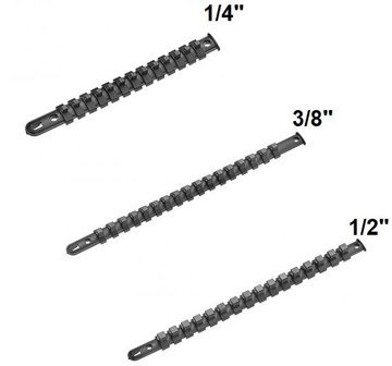 Rails a capuchon en plastique