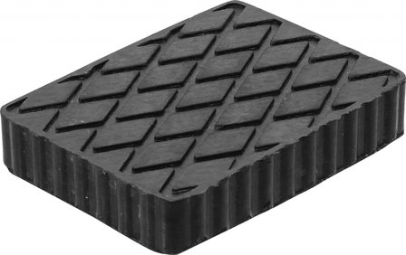 Bgs technic Rubberen pad voor hefplatforms 160 x 120 x 30 mm