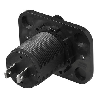 Bo&icirc;tier d&#039;encastrement USB double type A 3100mA 12V/24V