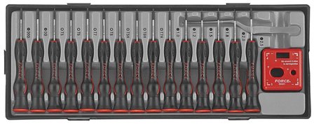 Module de 17 tournevis de precision