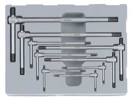 Module de 9 cles hexagonales poignee en T reglable