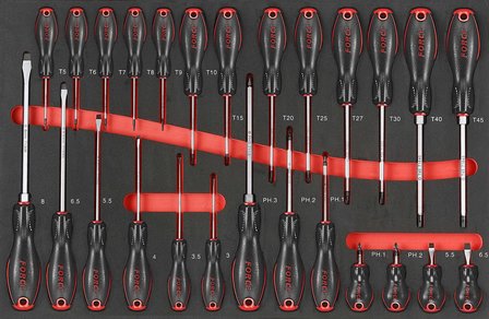 Module mousse de 26 tournevis