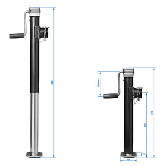 Pied de support extensible, robuste SH57/5000