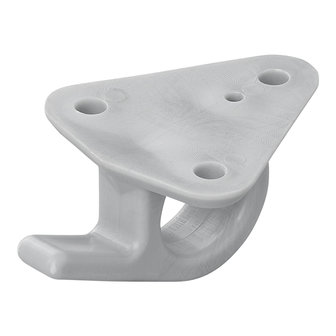Crochet de corde en plastique avec oeil 48x45mm&nbsp;x5 stuks