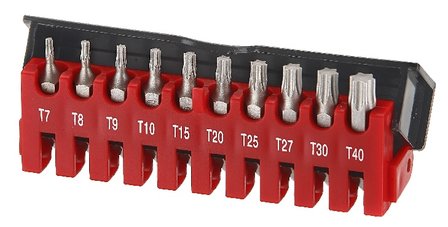 Jeu de 10 embouts Torx