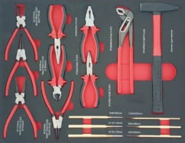 Porte-outils de luxe rempli 250 pieces