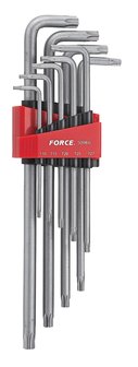 Jeu de 9 cles m les coudees XL Torx