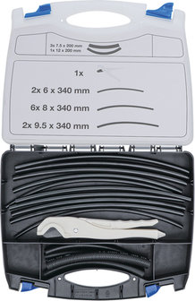 Assortiment de tuyaux et raccords en matiere plastique 95 pieces