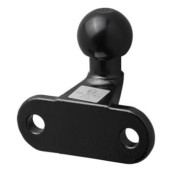 Boule d&#039;attelage coudee noire D17.2/S350 homologuee type E