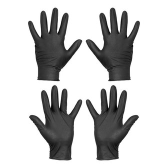 Gripp-It gants en nitrile L 4 pieces sur carte