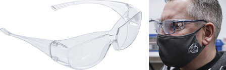 Lunettes de protection transparente