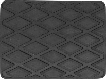 Bgs technic Rubberen pad voor hefplatforms 160 x 120 x 100 mm