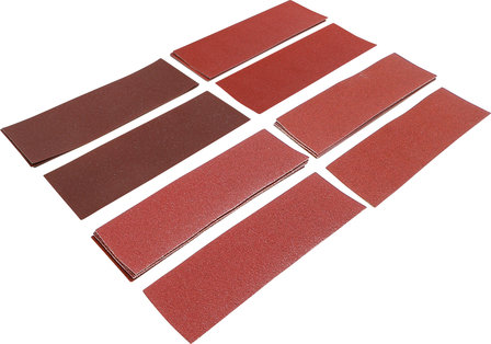 Jeu de feuilles abrasives ponceuse vibrante / cale a poncer 93 x 230 mm Cal. 60 - 180 25 pieces