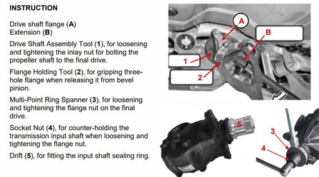 Jeu d&rsquo;outils pour bride de differentiel et ecrou crenele pour BMW E70, E82, E90, E91, E92, E93