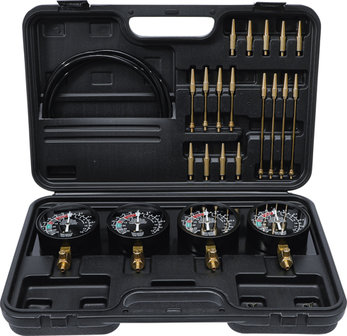 Kit testeur de synchronisation de carburateur avec 4 chronos de synchronisation 26 pieces