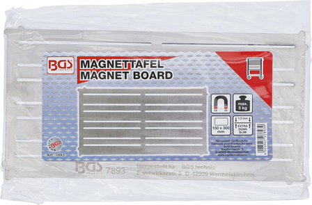 Tableau magnetique acier extra-plat 300 x 150 mm