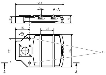 Perceuse d&#039;etabli vario diametre 24 mm 3x400V