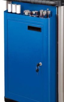 Armoire fermeture laterale bleue pour chariot 102, 103