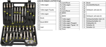 Appareil de vidange d&rsquo;huile et de rincage de boite de vitesses automatique avec jeu d&rsquo;adaptateurs