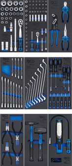 Servante d&#039;atelier 7 tiroirs avec 120 outils