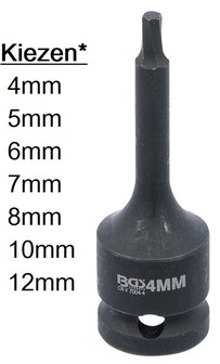Extracteur de vis 12,5 mm (1/2) pour six pans femelle defectueux