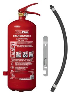 Extincteur 6 kg poudre ABC NL + manometre