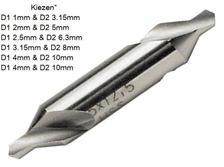 Perceuse centrale hss-co DIN333A