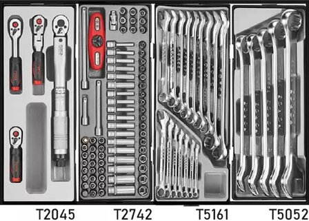 Chariot a outils noir a 8 tiroirs avec 376 outils