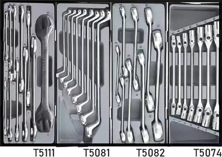 Chariot a outils rouge a 8 tiroirs avec 376 outils