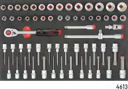 Chariot a outils noir a 8 tiroirs avec 326 outils (EVA)