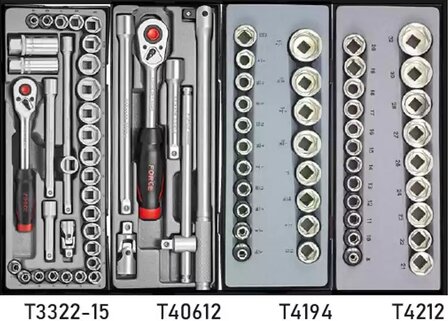 Chariot a outils a 8 tiroirs avec 325 outils (S&amp;M)