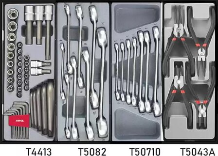 Chariot a outils a 8 tiroirs avec 325 outils (S&amp;M)