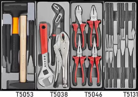 Chariot a outils a 8 tiroirs avec 286 outils