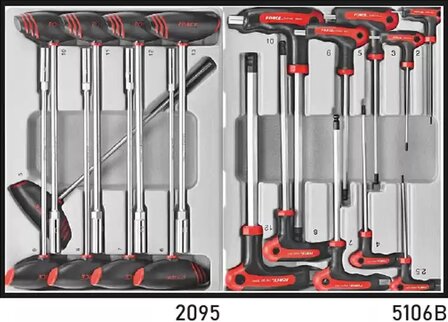 Chariot a outils rouge a 8 tiroirs avec 303 outils