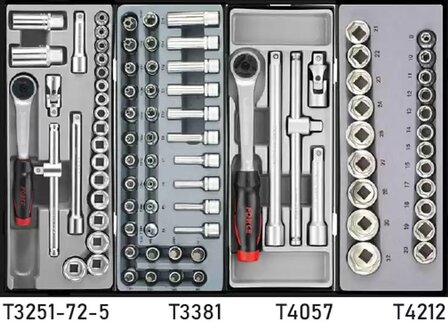 Chariot a outils noir a 8 tiroirs avec outils de 258 pieces