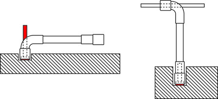 Jeu de cles a pipe 8 - 19 mm 12 pieces