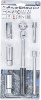 Jeu d&rsquo;outils pour bougies d&rsquo;allumage transmission 10 mm (3/8) 6 pieces