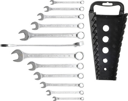 Jeu de cles mixtes 6 - 22 mm 12 pieces