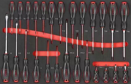 Chariot a outils noir a 8 tiroirs avec 315 outils (EVA)